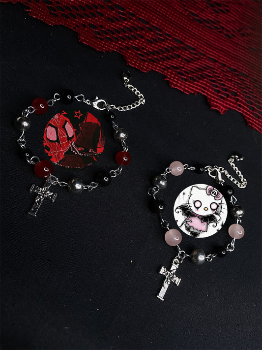 goth spiderman & kitty